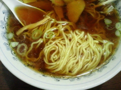 「支那そば 450円」@支那そば 佐川の写真