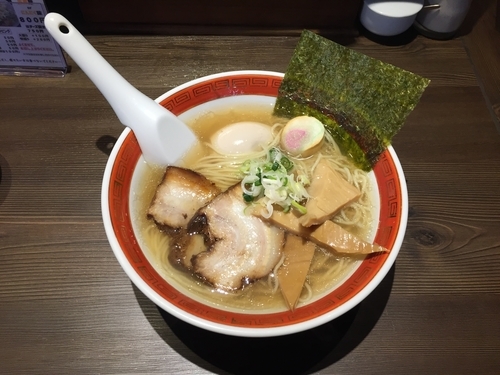 「白醤麺（白醤油らーめん）＋味玉」@拉麺5510の写真