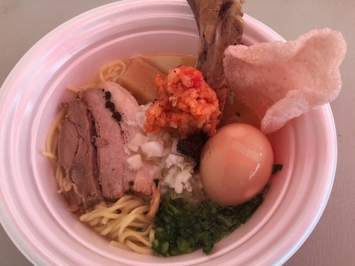 「トリュフ香る鶏白湯@はりけん×松辰」@水戸のラーメンまつりⅡ ～炎のラーメンウィーク～の写真