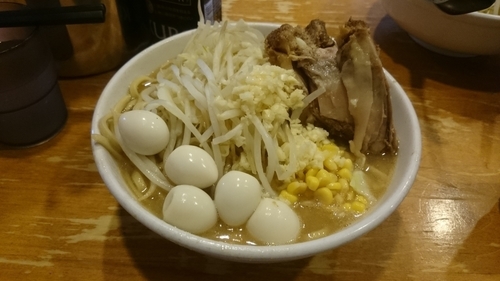 「プチ二郎、ニンニク、レジェンド」@ラーメン二郎 八王子野猿街道店2の写真