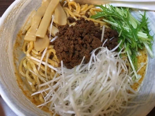 「汁無し担々麺」@陳麻家 東中野店の写真