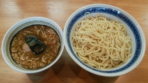 「つけめん(並盛)＋味付玉子」@自家製中華そば としおかの写真
