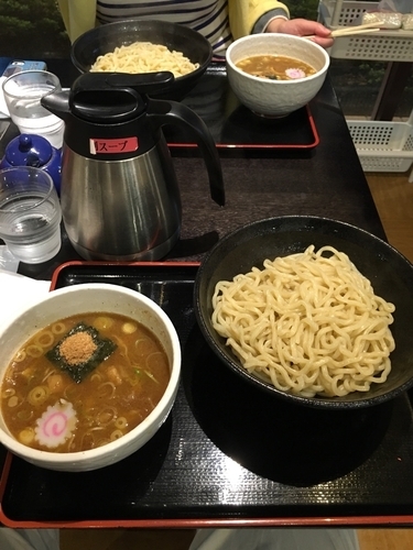 「つけ麺（中）アツ盛り」@麺屋 はつがい 津志田店の写真