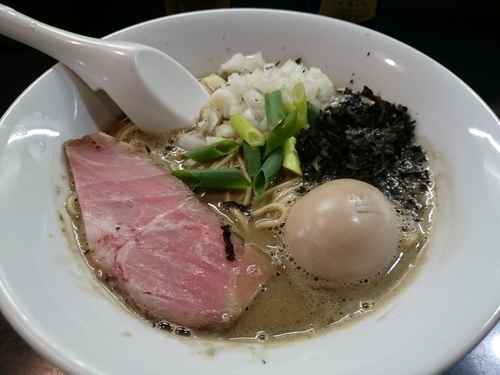 「【限定】濃厚そば780円＋味玉＆ビール」@麺処 晴の写真