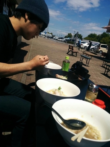 「油そば(塩)300円」@煮干乱舞の写真