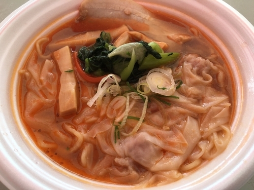 「満月のスタミナワンタンメン@ワンタンメンの満月」@水戸のラーメンまつりⅡ ～炎のラーメンウィーク～の写真