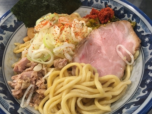 「辛油そば」@油そば 兎に角 南守谷店の写真