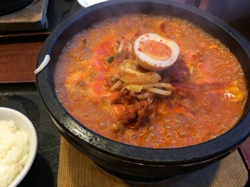 「石焼辛味噌らーめん ￥９７２」@石焼らーめん 火山 春日部店の写真