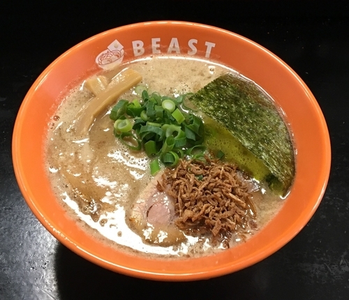 「オイスターらーめん 【月末限定】750円」@中華そば BEASTの写真