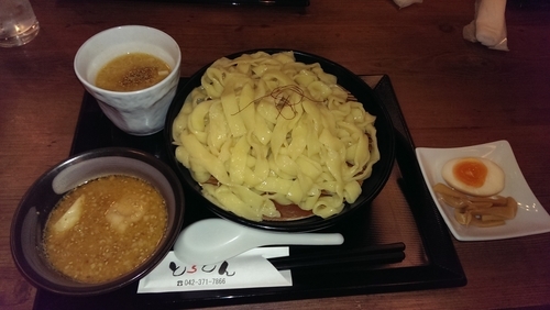 「選べるつけ麺、二種、坦々、味噌、大盛」@カレー・つけ麺 とろとんの写真