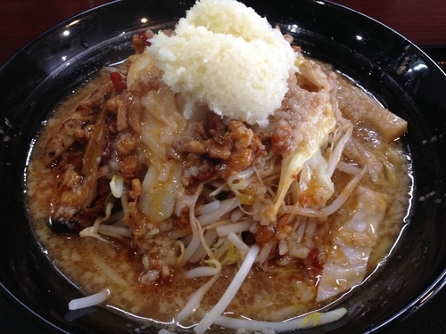 「台湾ラーメン並　カラメ・ニンニクましまし　￥７７０」@ラーメン極 東浦店の写真