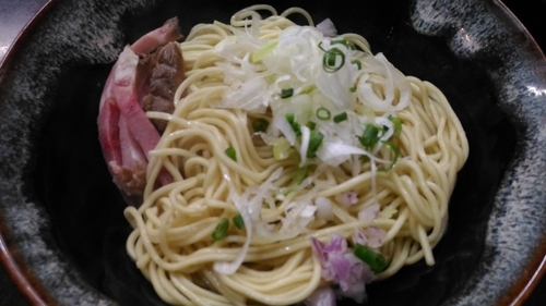 「合えそば（塩）200円」@麺処 晴の写真