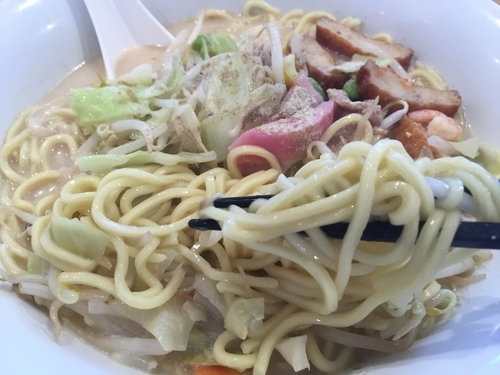 「長崎チャンポン（麺２倍）＆半チャーハン」@長崎ちゃんぽん リンガーハット イオンモール高崎店の写真