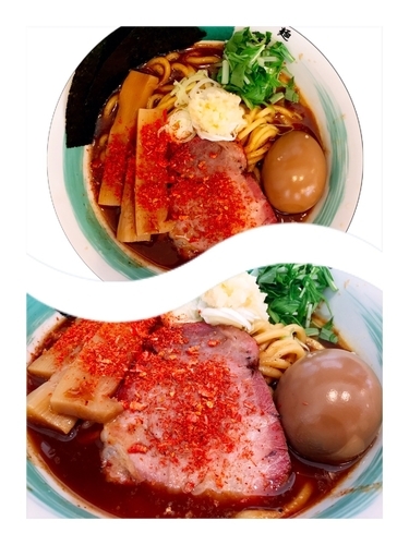 「☆GW限定麺   エビ油らぁめん  弐型☆」@自家製麺 麺屋 利八の写真