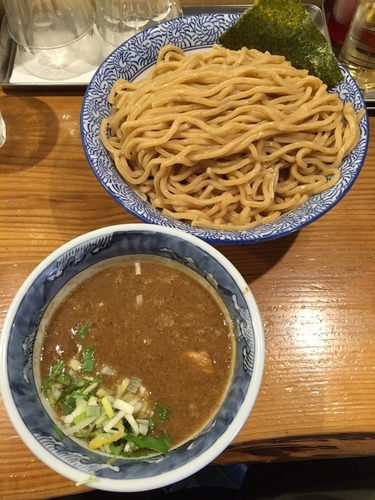 「濃厚つけ麺  極太胚芽麺」@道玄坂マンモスの写真
