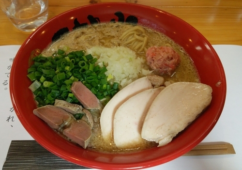 「【限定】鶏追い濃厚蟹そば850円」@活龍 海老蟹専門 甲殻堂の写真