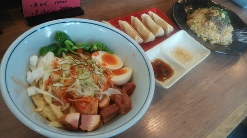 「ナポリタン風 まぜSOBA + 追い飯」@麺家 Shumen Doushiの写真