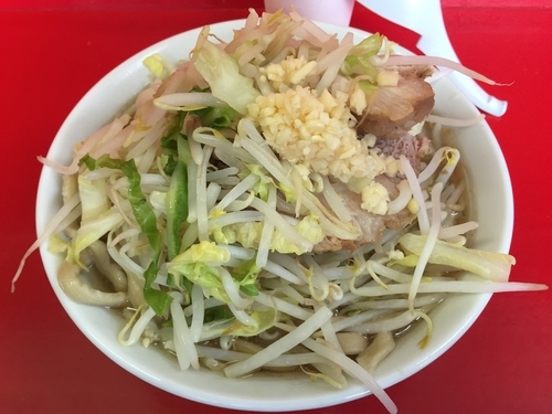 「小ラーメン(極太/850円)」@ラーメン 学の写真