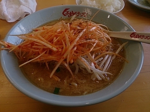「ネギ味噌ラーメン」@くるまやラーメン 塩尻店の写真