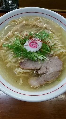 「柚子塩そば」@横浜中華そば 維新商店の写真