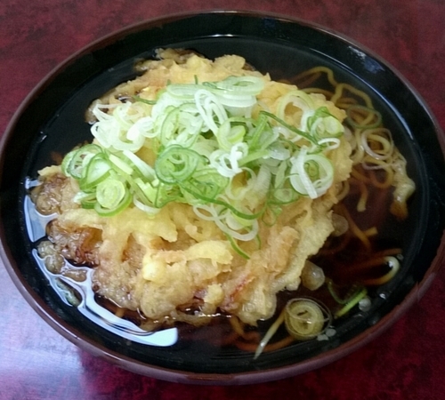 「天ぷら中華」@塚田そば店の写真