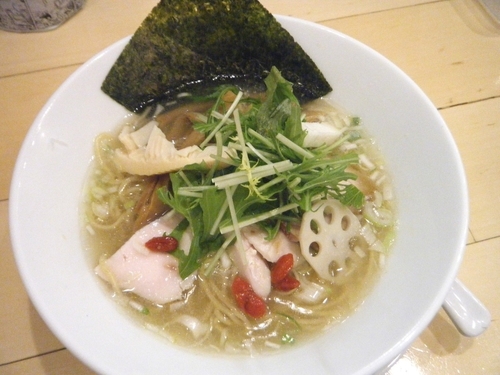 「期間限定：鶏塩SOBA 800円」@セサミ vege noodleの写真