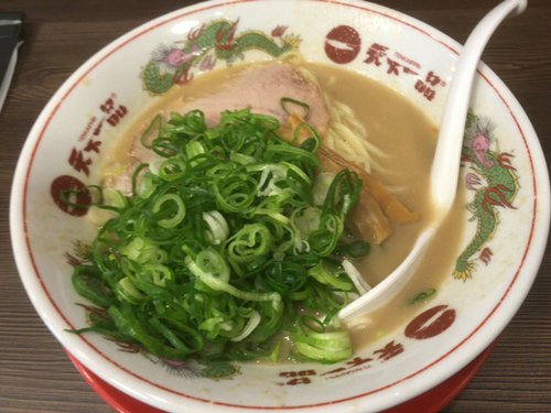 「ネギラーメン(こってり)」@天下一品 上野アメ横店の写真