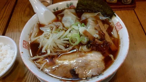 「ワンタンそば」@支那そば屋 蘭丸の写真