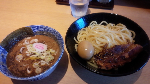 「特製つけ麺　１１００円」@頑者NEXT LEVEL アクアシティお台場店の写真