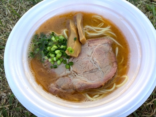 「濃厚伊勢海老鶏そば＠活龍×甲殻堂」@水戸のラーメンまつりⅡ ～炎のラーメンウィーク～の写真