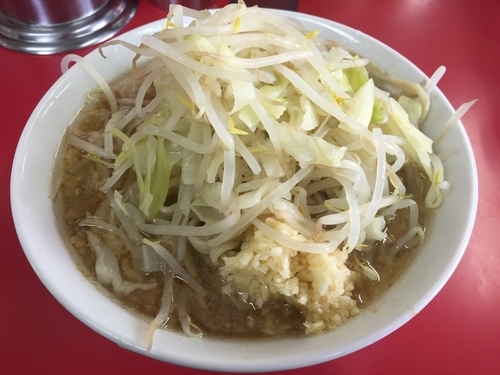 「小ラーメン(にんにく) 700円」@ラーメン二郎 茨城守谷店の写真