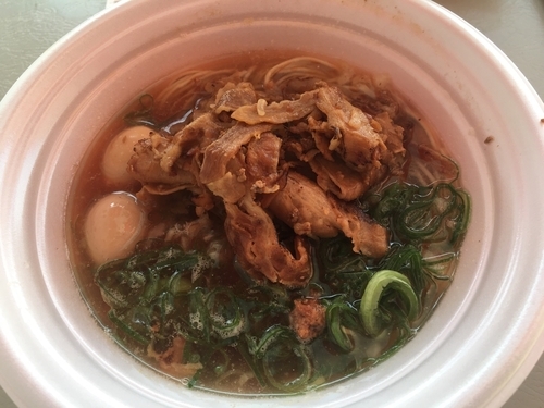 「炎！燃！肉巻き極上中華そば@麺や厨」@水戸のラーメンまつりⅡ ～炎のラーメンウィーク～の写真