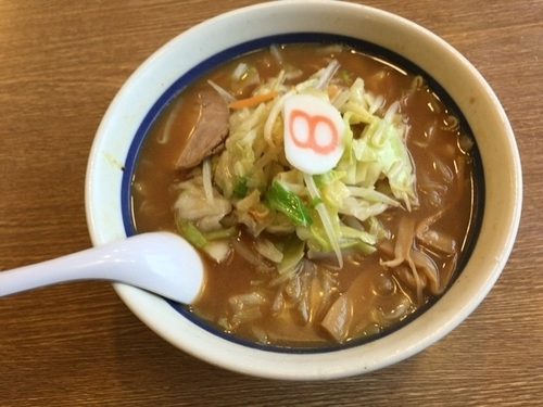 「味噌ラーメン＋半チャーハン 885円」@8番らーめん 駅西本町店の写真