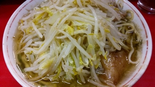 「ぶた入りラーメン」@ラーメン二郎 三田本店の写真