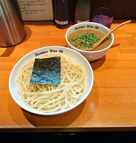 「濃厚つけ麺 (大盛)」@麺Dining Number Nine 09の写真