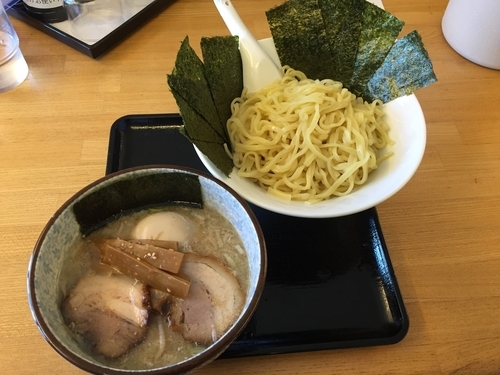 「つけ麺のり味玉塩」@麺玉の写真