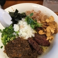 牛脂油そば(油飯付き)