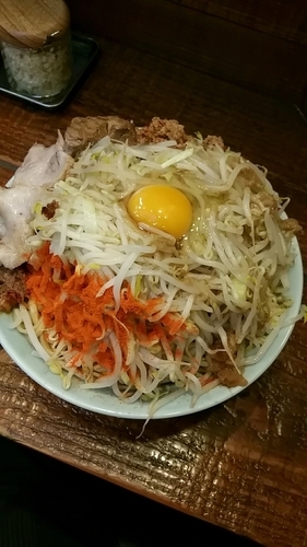 「中汁無麺」@立川マシマシの写真