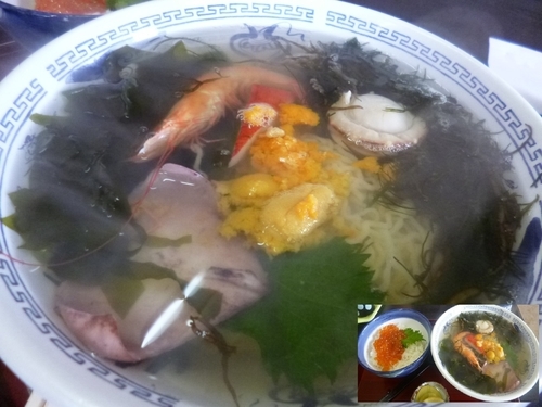 「スペシャルうにラーメン」@喜多八食堂の写真