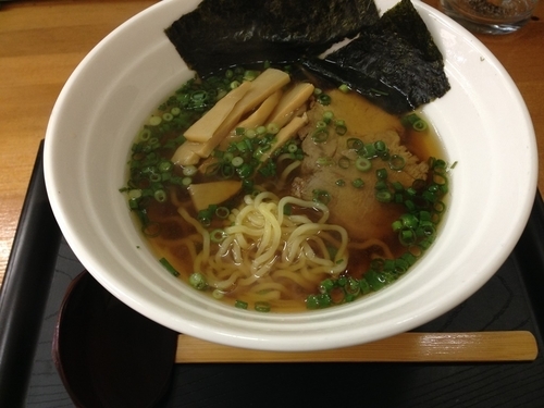 「中華そば（魚介地鶏しょうゆ）」@たこ焼 千丸の写真