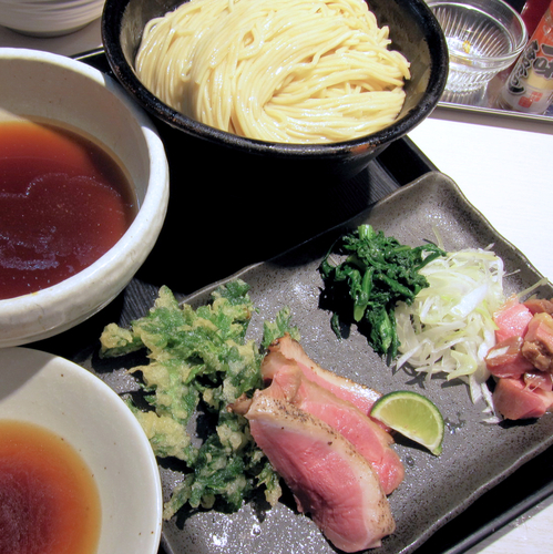 「鴨出汁淡麗細つけ麺 『カモーン1号』（中盛）800円」@煮干し中華そば 一燈の写真