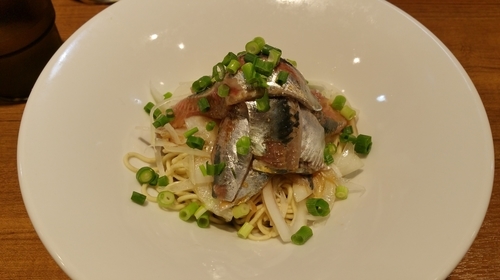 「いわしそば(380円)」@寿製麺よしかわ 川越店の写真