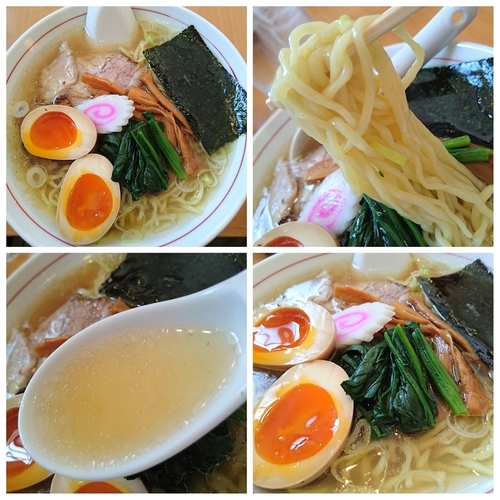 「しおラーメン＋味玉」@オランダ亭の写真