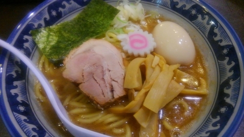 「あじ玉そば」@中華そば わた井の写真