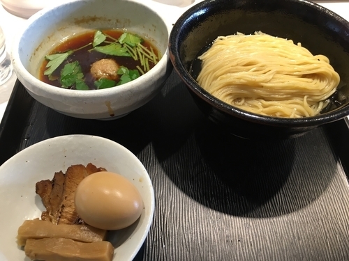 「味付け卵淡麗つけ麺」@煮干し中華そば 一燈の写真