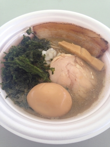 「ニボだく鶏そば(セレブ盛り)」@水戸のラーメンまつりⅡ ～炎のラーメンウィーク～の写真