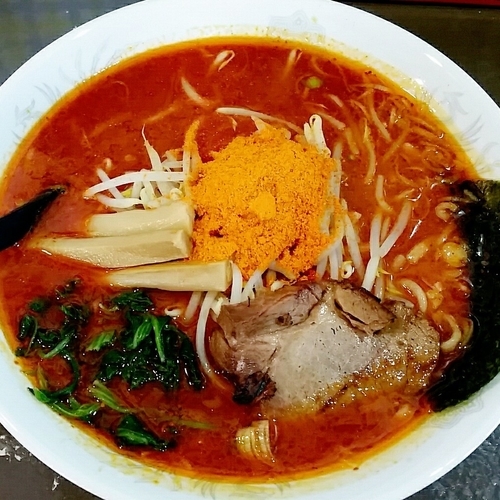 「炎魔大王 ０円ｏｒ１７５０円」@麺屋 秀の写真