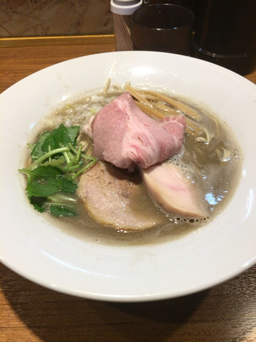 「特濃イカ煮干しそば800円」@寿製麺よしかわ 川越店の写真