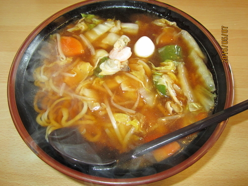 「五目（あんかけ）らーめん８７０円」@大龍の写真