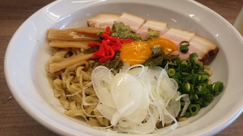 「ド煮干しまぜそば、」@東大和ラーメン大冬樹Season2の写真